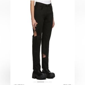 Heliot Emil cut out jeans